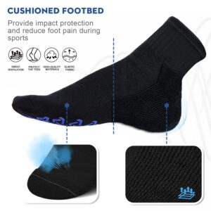 Ozaiic Non Slip Socks Grip for Yoga Home Workout Pure Barre, Pilates, Hospital, Ideal Cushion Socks for Men and Women