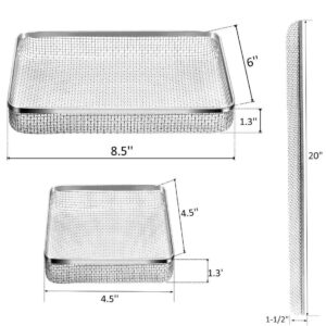 Flying Insect Screen for RV Refrigerator Vents, RV Water Heater Screen,RV Furnace Bug Screen for Camper Vents