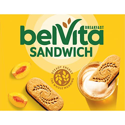 belVita Breakfast Sandwich Dark Chocolate Creme Breakfast Biscuits, Value Pack, 12 Packs (2 Sandwiches Per Pack)