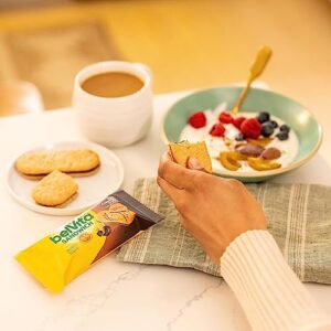 belVita Breakfast Sandwich Dark Chocolate Creme Breakfast Biscuits, Value Pack, 12 Packs (2 Sandwiches Per Pack)