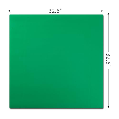 Aloftopz 32.6"x32.6" Rubber Anti-Slip Playmat Mahjong Mat for Mahjong, Board Games, Dominoes, Tile Games Tabletop Cover Poker Mat Roll-up Game Mat with Carrying Bag(Green)