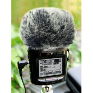 Furry Outdoor Microphone Windscreen Muff for Zoom H4N Pro Portable Digital Recorders, Zoom Mic Windscreen Fur Windshield Dead Cat Wind Cover Pop Filter by YOUSHARES