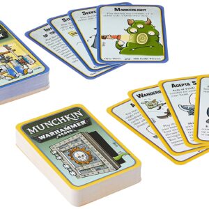 Steve Jackson Games Munchkin Warhammer 40,000: Faith and Firepower Card Game (Expansion) | 112 Cards | Family Game | Fantasy Adventure RPG | Ages 10+ | 3-6 Players | Avg Play Time 120 Min