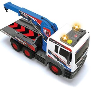 DICKIE TOYS 203749025 203749025 203749025 Tow Truck with Free-Wheel Motorised Crane Arm + 1 Car 55 cm Multi-Coloured