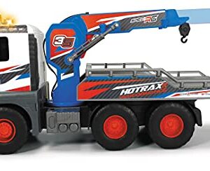 DICKIE TOYS 203749025 203749025 203749025 Tow Truck with Free-Wheel Motorised Crane Arm + 1 Car 55 cm Multi-Coloured