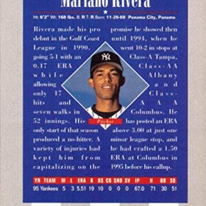 1996 Upper Deck Collector's Choice #19 Mariano Rivera Baseball Card - Rookie Class