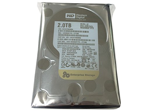 Western Digital RE4 WD2003FYYS 2TB 64MB Cache SATA 3.0Gb/s 3.5" Enterprise Hard Drive - w/3 Year Warranty (Renewed)