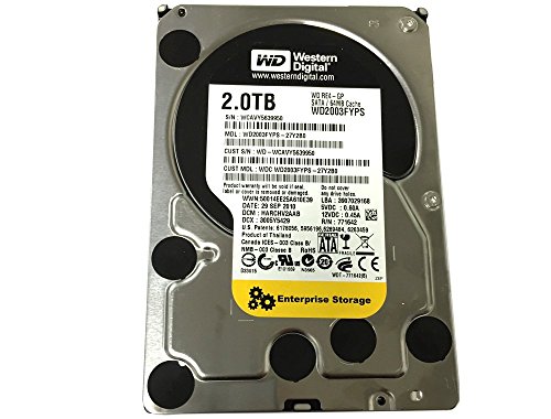 Western Digital RE4 WD2003FYYS 2TB 64MB Cache SATA 3.0Gb/s 3.5" Enterprise Hard Drive - w/3 Year Warranty (Renewed)