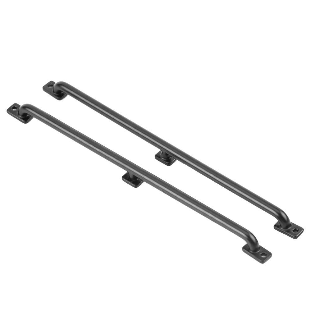 Dilwe RC Car Shell Handrail, Body Shell Left/Right Metal Handrail for 1/10 Scale RC Crawler Car(6.10inch)