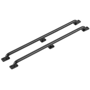 Dilwe RC Car Shell Handrail, Body Shell Left/Right Metal Handrail for 1/10 Scale RC Crawler Car(6.10inch)