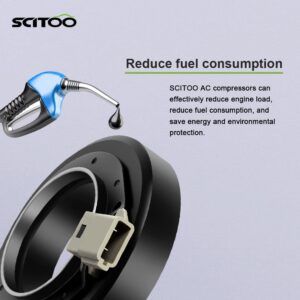 SCITOO CO 101510C AC Compressor Clutch Compatible for Ford for F-150 4.2L 4.6L 5.4L 1997-2006