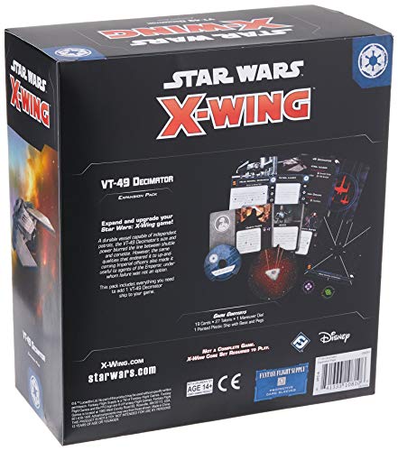 Atomic Mass Games Star Wars X-Wing 2nd Edition Miniatures Game VT-49 Decimator Expansion Pack | Strategy Game for Adults and Teens | Ages 14+ | 2 Players | Average Playtime 45 Minutes | Made