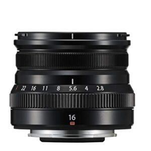 Fujinon XF16mm F2.8 R Weather Resistant Lens, Black