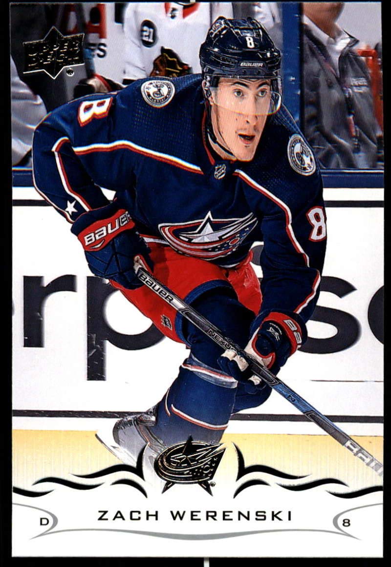 2018-19 Upper Deck Hockey Series Two #304 Zach Werenski Columbus Blue Jackets Official UD NHL Trading Card