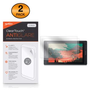 BoxWave Screen Protector Compatible with Huion KAMVAS PRO 22 - ClearTouch Anti-Glare (2-Pack), Anti-Fingerprint Matte Film Skin for Huion KAMVAS PRO 22