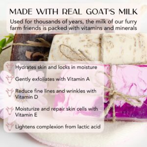 bMAKER All-Natural Goats Milk Soap Base Melt and Pour (2lb Blocks) - Moisturizing and Nourishing for Skin, Goat Milk Soap Base, Soap Making Supplies, Melt and Pour Soap Base for Soap Making