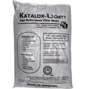 american water solutions katalox light kl-15 kl advanced filter media for iron, manganese, and hydrogen sulfide removal-1.5 cu.ft, 50 pound (pack of 1), black, 800 ounce