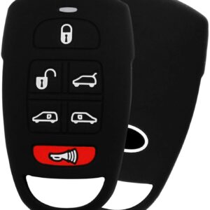 KeyGuardz Keyless Entry Remote Car Key Fob Outer Shell Cover Soft Rubber Case for Hyundai Entourage Kia Sedona Mini Van