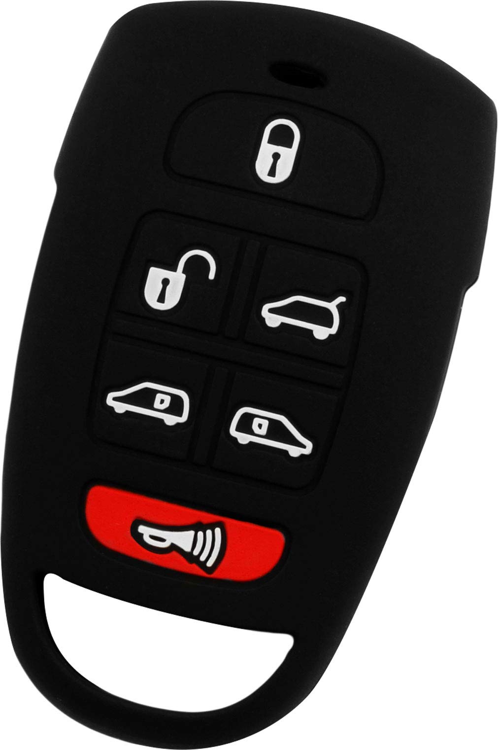 KeyGuardz Keyless Entry Remote Car Key Fob Outer Shell Cover Soft Rubber Case for Hyundai Entourage Kia Sedona Mini Van