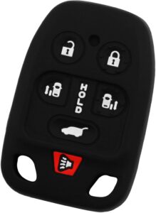 keyguardz keyless remote car key fob outer shell cover soft rubber case for honda odyssey 11 12 13 14 n5f-a04taa