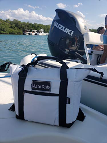 NorChill Soft Coolers 12 Can Insulated Marine Boatbag Soft Sided Cooler, White