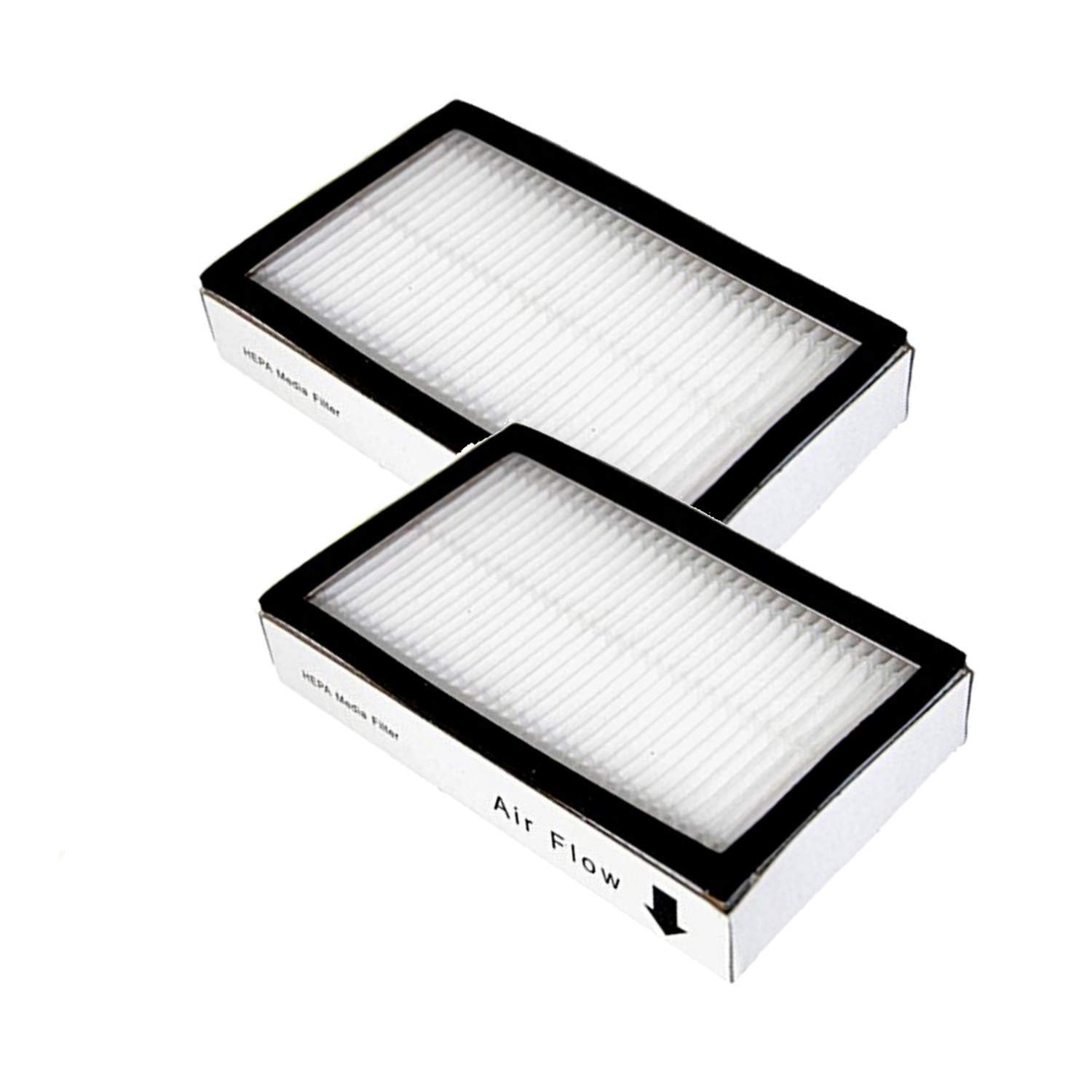 HQRP 2-Pack HEPA Filter compatible with Panasonic MC-V7710 MC-V7720 MC-V7721 MC-V7722 MC-V9658, Fold'n Go MC-V5481 MC-V5485 MC-V5491 MC-V5451 MC-V5454, Dual-Sweep 7500 Series Upright Vacuum Cleaners