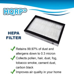 HQRP 2-Pack HEPA Filter compatible with Panasonic MC-V7710 MC-V7720 MC-V7721 MC-V7722 MC-V9658, Fold'n Go MC-V5481 MC-V5485 MC-V5491 MC-V5451 MC-V5454, Dual-Sweep 7500 Series Upright Vacuum Cleaners