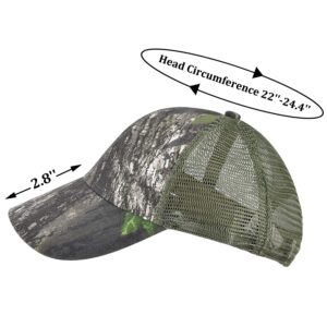 Tirrinia Adjustable 3D Embroidery Hunting Cap, Baseball Hat with Air Mesh Back for Ultimate Comfort