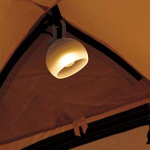 Snow Peak's Mini Hozuki Lantern, Moss, ES-041GR-US, Designed in Japan, Lifetime Product Guarantee, Lightweight, Compact for Camping or Backpacking, Camping Light, One Size