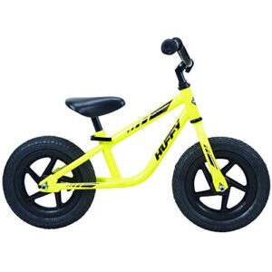 Huffy Lil Cruizer Balance Bike, 12” Wheels, Neon Yellow