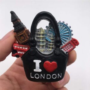Fridge Magnet London England UK 3D Handmade Craft Tourist Travel City Souvenir Collection Letter Refrigerator Sticker