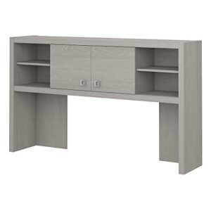 bush business furniture echo hutch, 60w, gray sand