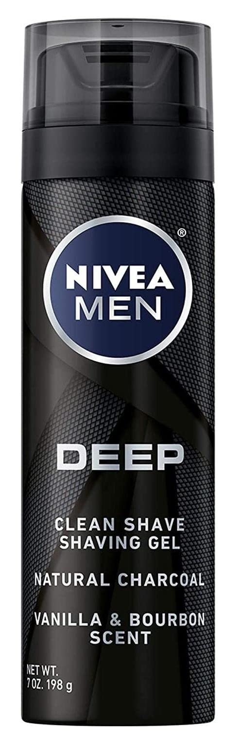 Nivea Men Deep Clean Shave Gel 7 Ounce (Pack of 2)