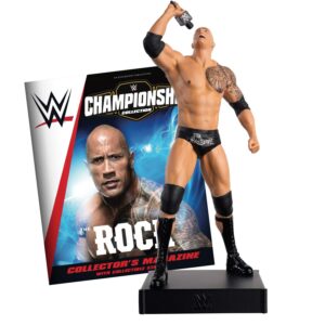 wwe championship collection | the rock with magazine issue 6 by eaglemoss hero collector