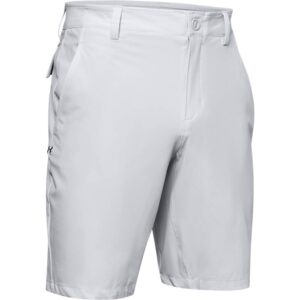 Under Armour Men's Mantra Shorts, Halo Gray (014)/Pitch Gray, 32