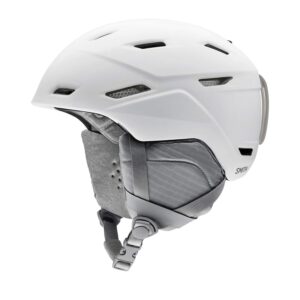 smith optics mirage women's ski snowmobile helmet - matte white/small