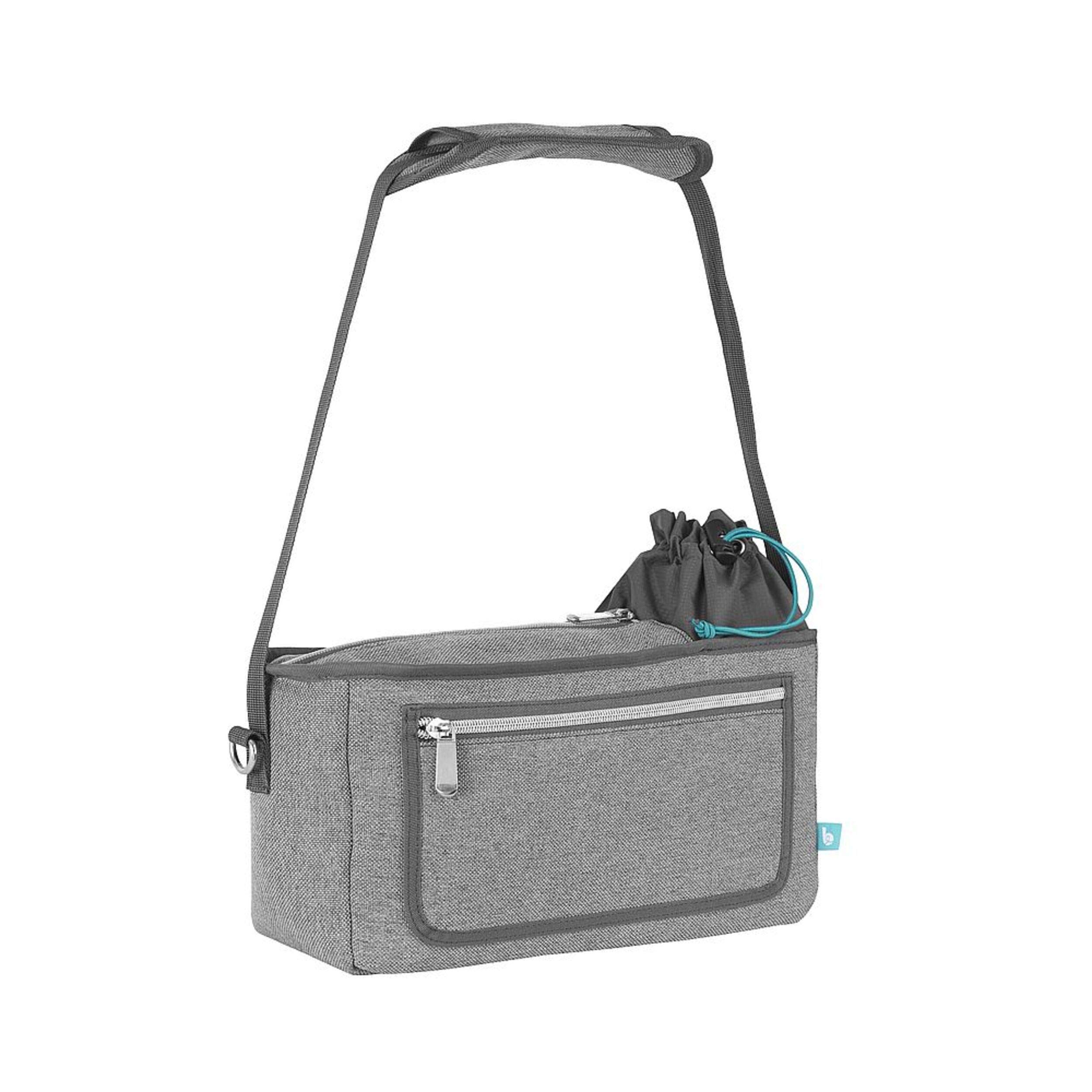 Babymoov Premium Universal Stroller Organizer | XL Storage, Full Zip Closure, Insulated Cup Holder and Smart Phone / iPhone Pouch