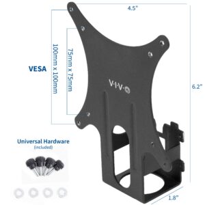 VIVO Quick Attach VESA Adapter Plate Bracket Designed for Dell SE2416HX, SE2717HX, SE2717H, S2216M, SE2716H, SE2216H, S2817Q, SE2417HG, S2316H, S2316M, SE2416H, and More, Mount-DLSSE2