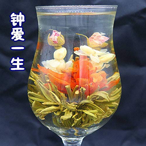 16 Pcs Variety Flavors Artistic Blooming Tea Handmade Chinese Blooming Flower Tea Balls Green Tea Gift Bloom