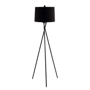 Safavieh FLL4084A Lighting Collection Parsen Black Tripod 62-inch (LED Bulb Included) Floor Lamp