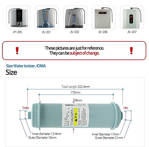 Ionia Ionizer Filter for JP-201, JP-4000, JP-205, JS-205, JP-3000, JS-201, etc.