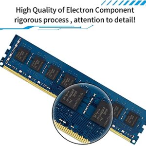 Kuesuny 16GB Kit (8GBX2) DDR3L-1600 Udimm, PC3L-12800/PC3L-12800U 8GB CL11 240 Pin 2RX8 Dual Rank Non ECC Unbuffered 1.35V/1.5V Desktop Computer Memory Ram Module Upgrade