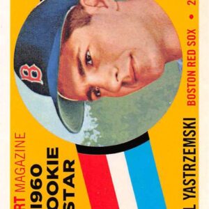 2019 Topps Iconic Card Reprints Baseball #ICR-12 Carl Yastrzemski Boston Red Sox Official MLB Trading Card By Topps