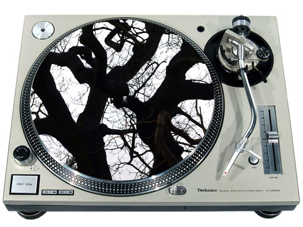 Slipmat Slip Mat Scratch Pad Felt for any 12" LP DJ Vinyl Turntable Record Player Custom Graphical - Tree Branches