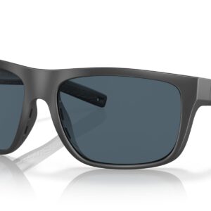 Costa Del Mar Man Sunglasses Matte Gray Frame, Gray Lenses, 60MM