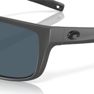 Costa Del Mar Man Sunglasses Matte Gray Frame, Gray Lenses, 60MM