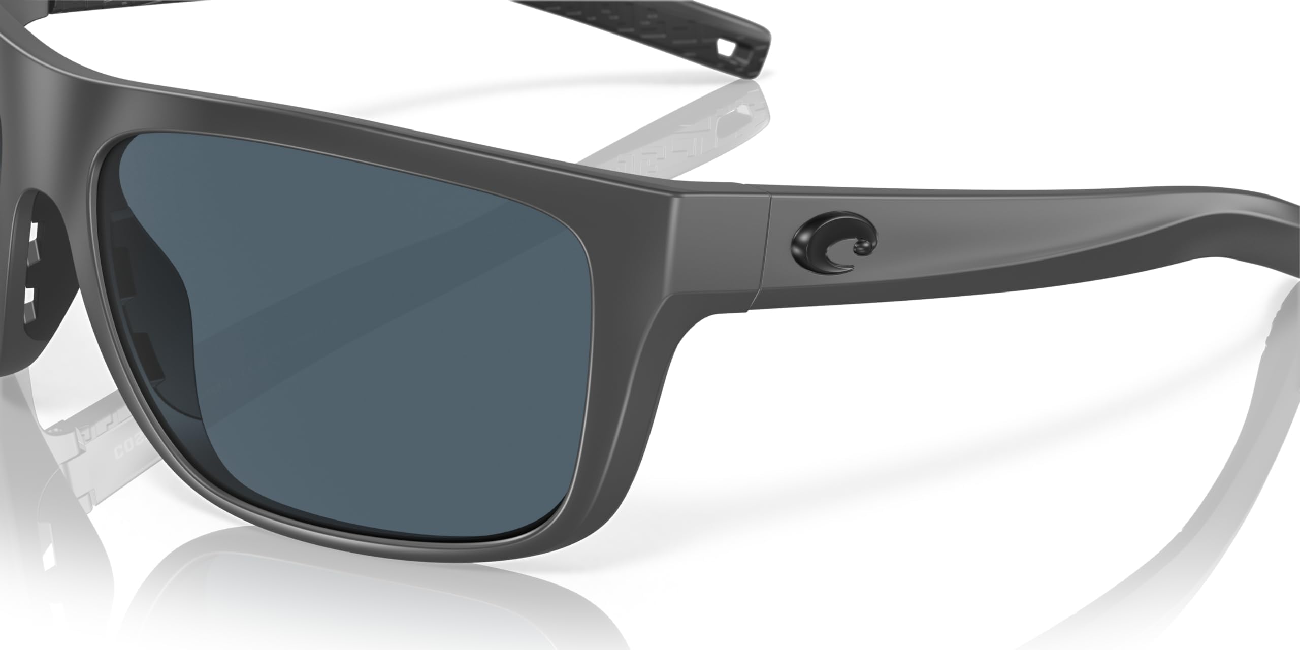 Costa Del Mar Man Sunglasses Matte Gray Frame, Gray Lenses, 60MM