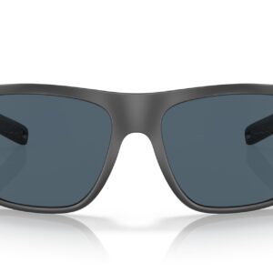 Costa Del Mar Man Sunglasses Matte Gray Frame, Gray Lenses, 60MM