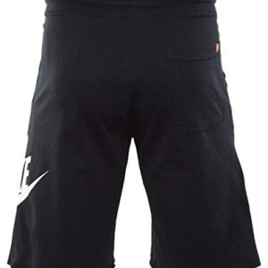 Nike Men's Sportswear Club Short Basketball Graphic, Black/White/White, Small