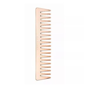 Kristin Ess Rose Gold Wide Tooth Detangling Hair Comb - Gently Detangles Hair + Scalp Stimulating (Pack of 1)